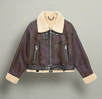 Aurélie – Modische Jacke – Braun