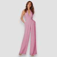 Bea | Schlaghosen-Jumpsuit – Rosa