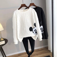 HILDA - SWEATER MIT GRAFISCHEN DETAILS – Weiß