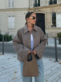 Sofie™ | Wollmischung Jack – Taupe