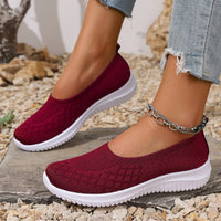 Fina | rutschfeste, atmungsaktive Slipper – Rot