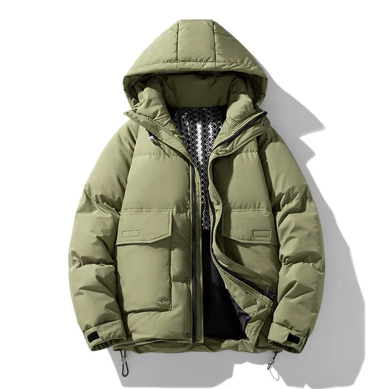 Ascentra | Wasserdichte Winterjacke mit Kapuze für Männer