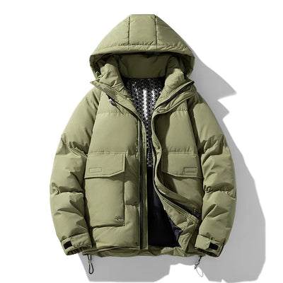 Ascentra | Wasserdichte Winterjacke mit Kapuze für Männer