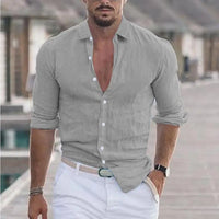 Zachary | Herren Hemd – Grau