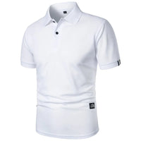 Horatio - Knitterfreies Sommer-Poloshirt – Weiß