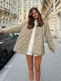 Marielle® | Leichte und modische Übergangsjacke – Khaki