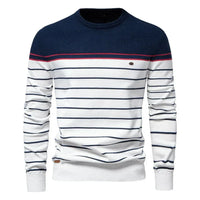 Pim | Robuster Herrenpullover – Blau