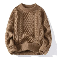 Abdal | Herren Warme Strick Weihnachtspulli | 2024 – Khaki