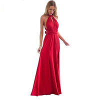 Nicole – Elegantes Maxi-Kleid – Rot