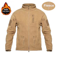 Eberhard® | Premium Robuste Militärjacke für Männer – Khaki Polar Fleece