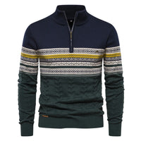 Herrenpullover mit Rundhalsausschnitt - PHILIP – Marine