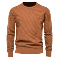 Unifarbener Pullover für Männer - GREG – Gelb