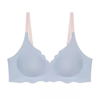 Nahtloser Damen Bh Ohne Bügel | Komfortabel – Blau