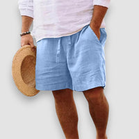 Budy | Stylish Linen Shorts – Blau
