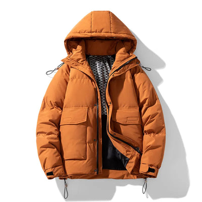 Ascentra | Wasserdichte Winterjacke mit Kapuze für Männer