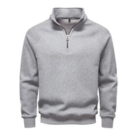 Tim | Eleganter Herrenpullover für kalte Tage – Grau