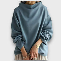 Weylin – Top mit hohem Kragen – Blau