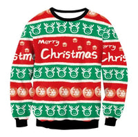 Herren Gemütlich Strickpullover | Weihnachten – Grün Rot 2