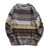 Levi | Vintage Icelandic Sweater – Grau
