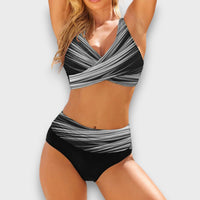Riva – Bikini mit formendem Effekt – Grau
