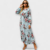 Bohemian Maxi Dress – Hellblau