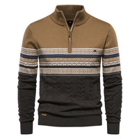 Herrenpullover mit Rundhalsausschnitt - PHILIP – Khaki