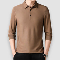 Lior | Comfortable Polo Shirt – Braun
