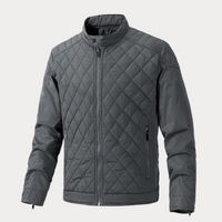 Elegante Herren Bomberjacke – Grau