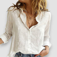 Lilly | Elegante Bluse – Weiß