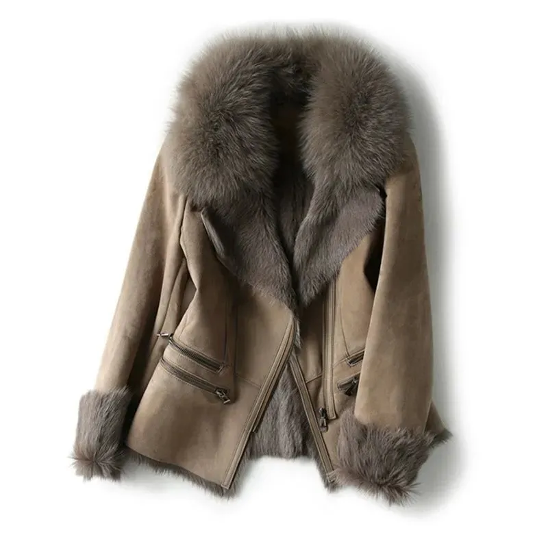 Klesindra | Stilvolle Wildlederjacke für Damen – Elegant und Zeitlos