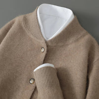 JOSEF - STRICKJACKE AUS KASCHMIR – Braun