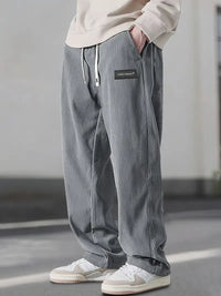 Anton | Locker geschnittene Cordhose Herren lässig – GrijsGrau