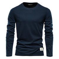 Kurzarmshirts für Herren - Lässiges weiches T-shirt für Sommer – Marine