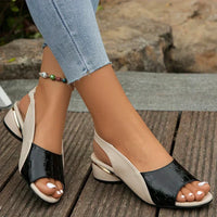 Riselia - stützende orthopädische Sandalen – Schwarz