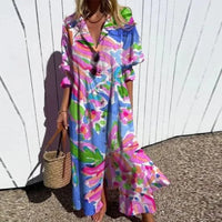 Alyssa Robe Boho Chic – Rosa