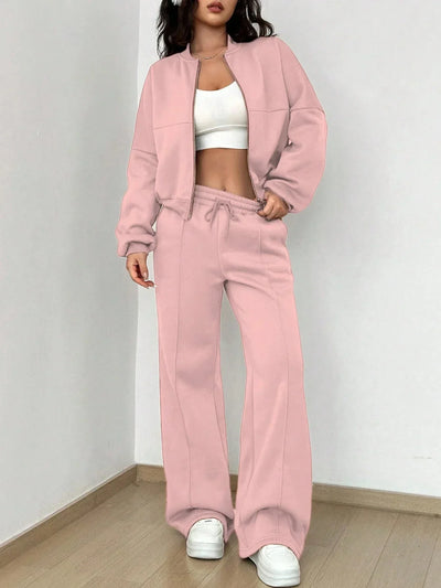 Olimireia | Damen Kapuzenpullover mit Reißverschluss Uni-Farbe Neu