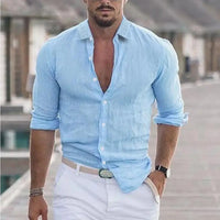 Zachary | Herren Hemd – Himmelblau