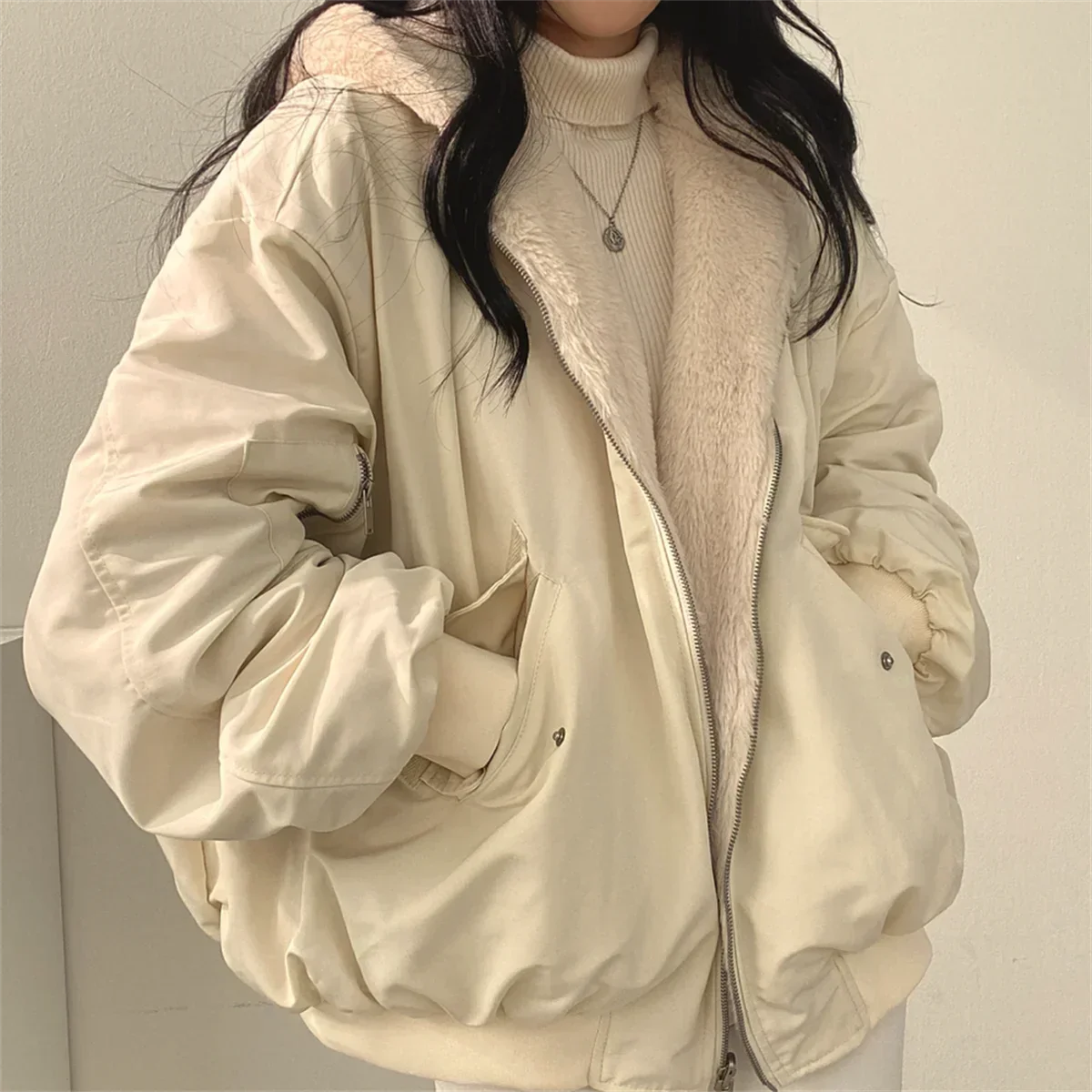Käthe - Wendbare Jacke mit Kapuze