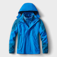 Exeter 3-in-1 Wasserfeste Outdoor-Jacke – Hellblau