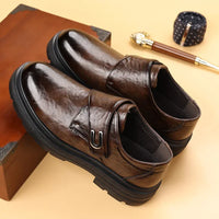 Herren-Schuh Westbury™ aus hochwertigem Leder mit weicher Sohle / Elegante Raffinesse für die Arbeit und besondere Anlässe. – Braun
