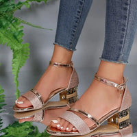 Megan | Orthopädische Sandalen für Frauen - Halt und Eleganz – Rosa Gold