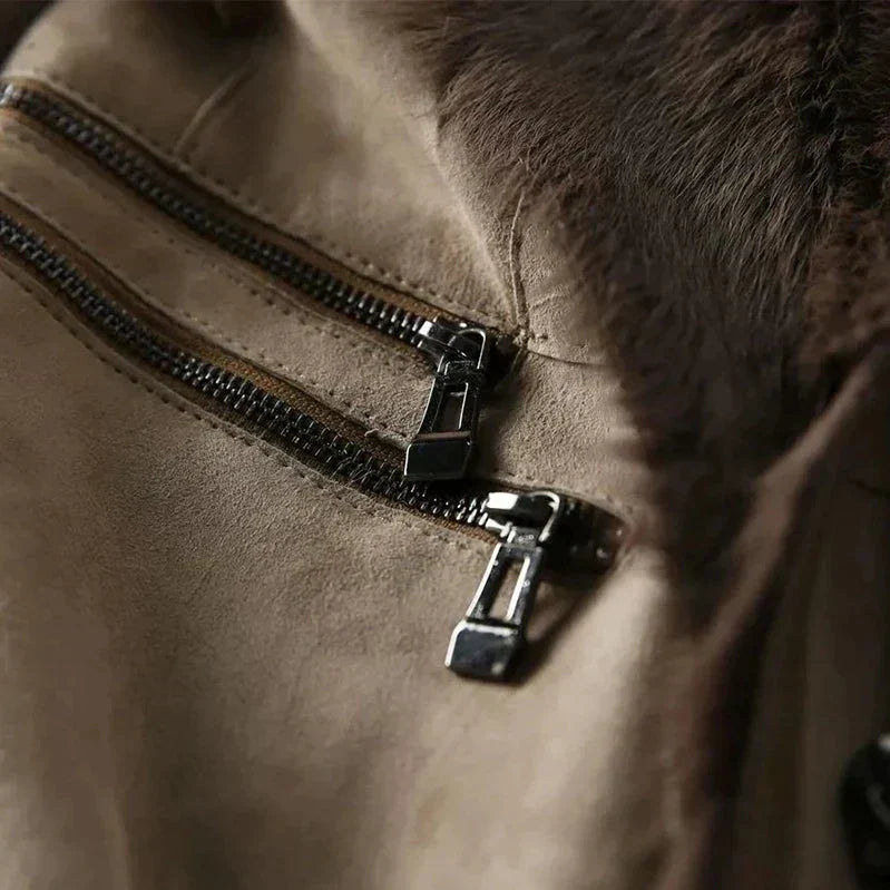 Klesindra | Stilvolle Wildlederjacke für Damen – Elegant und Zeitlos