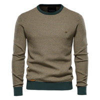 Bednorz - Pullover Mit Karomuster – Grün
