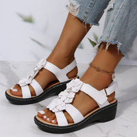 Marlee | Modische orthopädische Sandalen – Weiß