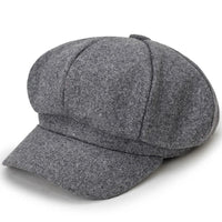 Unisex Stilvolle Baskenmütze | Warm – Grau
