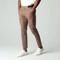 Herrenhose | Chino mit gerader Beinführung – Khaki