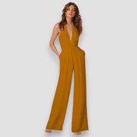 Bea | Schlaghosen-Jumpsuit – Gelb