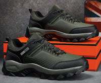 Herren Barfuß Wander Schuhe | Schnüren – Grün