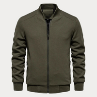 Stilvolle Bomberjacke für Herren – Oliv