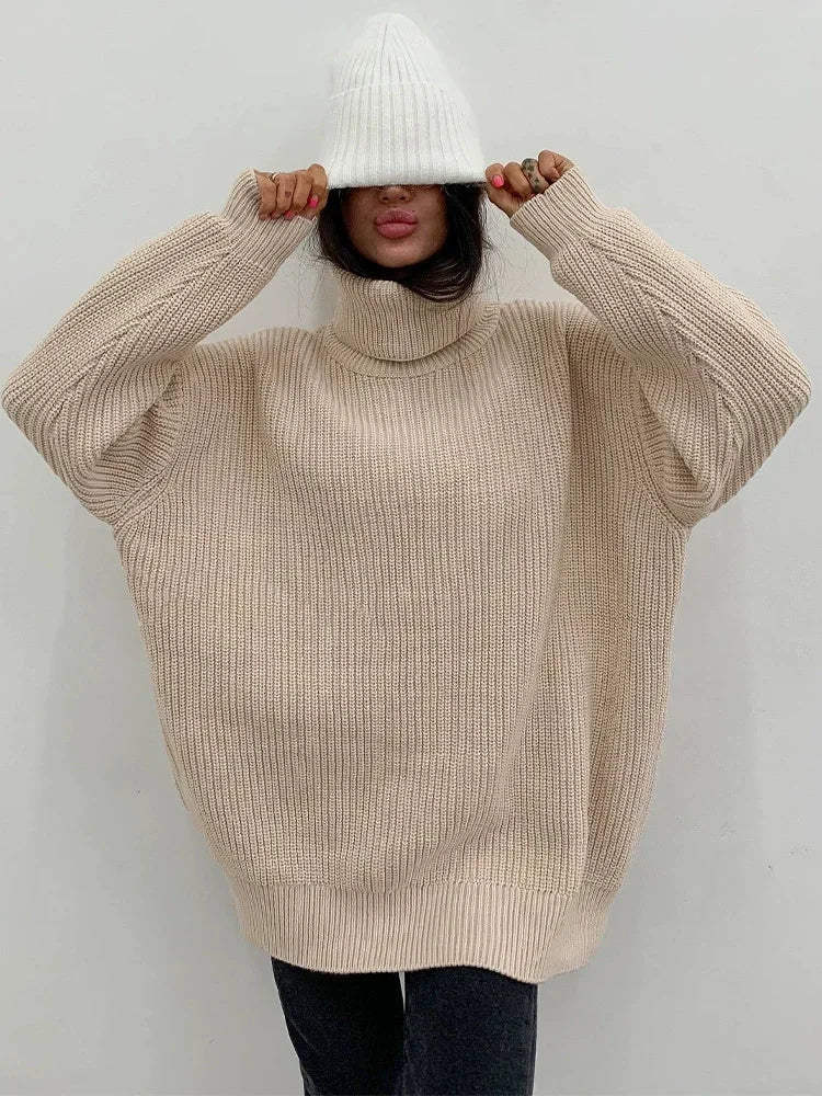 Reilaris | Damen Warmer Strickpullover für Herbst und Winter